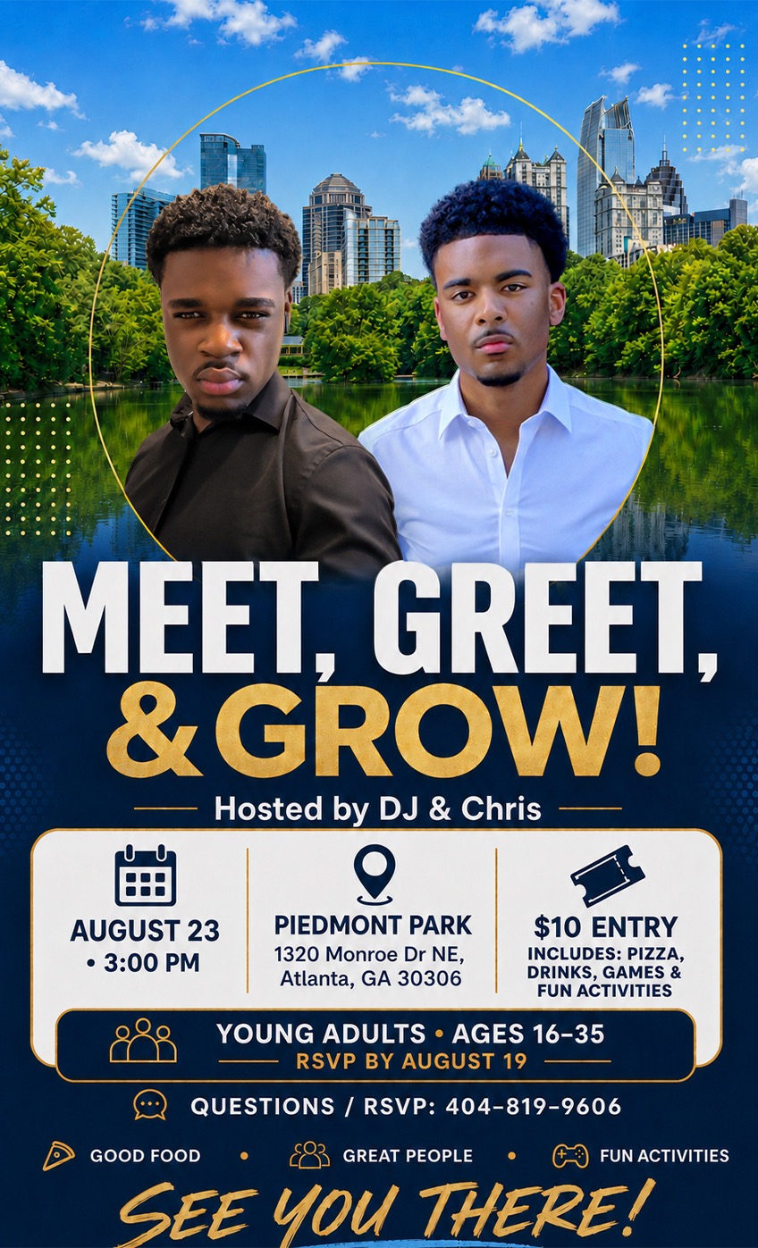 Meet, Greet, & Grow! event banner